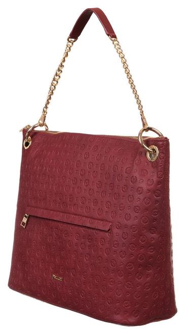 Embossed Heritage Shoulder bag, with shoulder strap bordeaux - Women&rsquo;s Bags