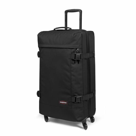 trolley case TRANS4 model, large size, with TSA lock BLACK - Semi-rigid Trolley Cases