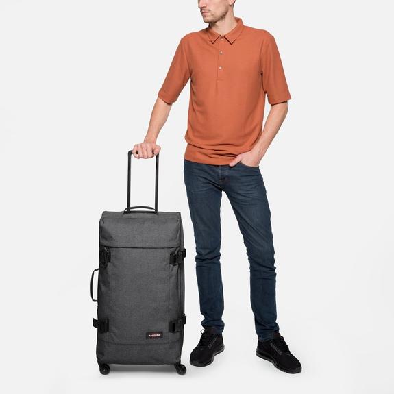 Trolley Model TRANS4, large size, with TSA BlackDenim - Semi-rigid Trolley Cases