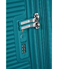 AMERICAN TOURISTER Trolley SOINDBOX line, hand baggage, expandable JADE GREEN - Hand luggage - 7
