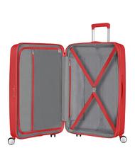 AMERICAN TOURISTER SOUNDBOX SPINNER Medium trolley, expandable red coral - Rigid Trolley Cases - 2