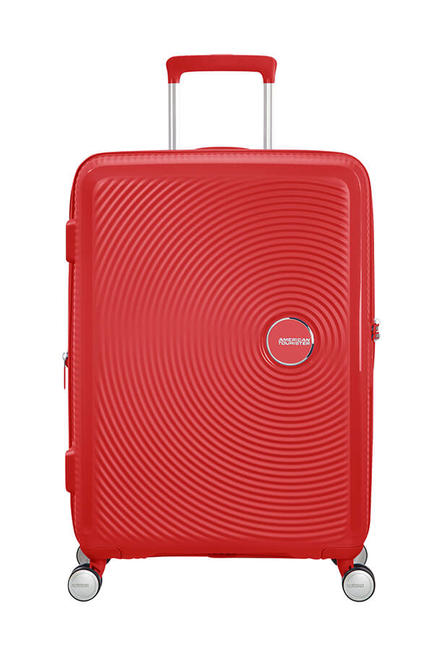 SOUNDBOX SPINNER Medium trolley, expandable red coral - Rigid Trolley Cases