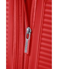 AMERICAN TOURISTER SOUNDBOX SPINNER Medium trolley, expandable red coral - Rigid Trolley Cases - 7