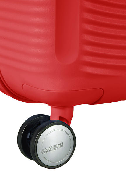 SOUNDBOX SPINNER Medium trolley, expandable red coral - Rigid Trolley Cases