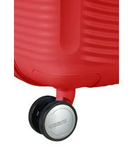 AMERICAN TOURISTER SOUNDBOX SPINNER Medium trolley, expandable red coral - Rigid Trolley Cases - 8