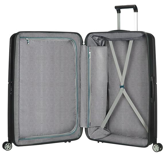 Trolley Lineao ORFEO, great size ink black - Rigid Trolley Cases