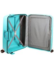 SAMSONITE Trolley S'CURE line, extra-large size AQUA BLUE - Rigid Trolley Cases - 2