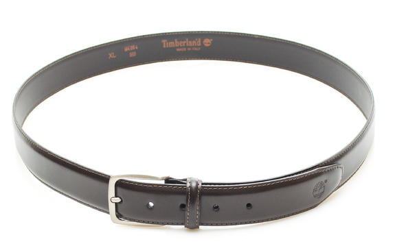 belt CLASSIC, in leather, Made in Italy cocoa - Belts