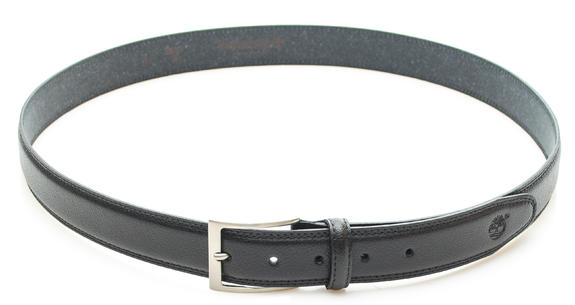 belt CLASSIC, in hammered leather BLACK - Belts