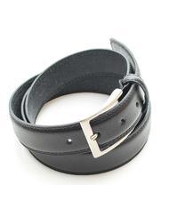TIMBERLAND belt CLASSIC, in hammered leather BLACK - Belts - 3