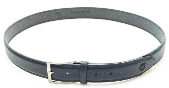 belt CLASSIC, in hammered leather BLUE - Belts