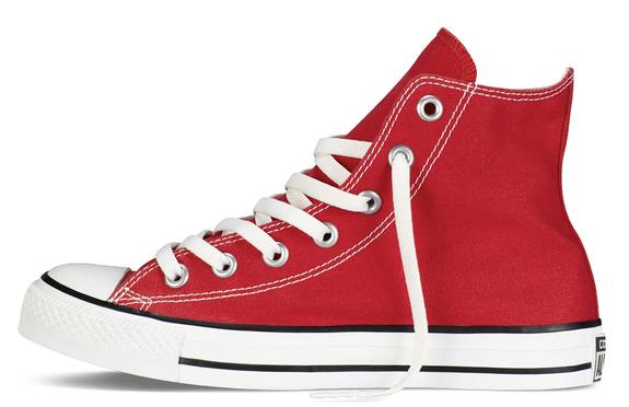 All Star High Top CHUCK TAYLOR, in canvas RED - Unisex shoes