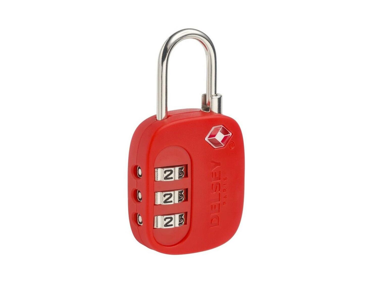 Tsa Delsey Lock 3Digit Combination Red Shop Online At Best Prices!