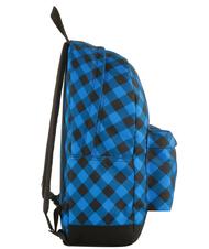 INVICTA backpack CARLSON Fantasy, PC holder 13 " Blue Plaid - Backpacks & School and Leisure - 3
