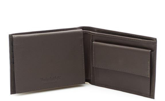 wallet Leather, with flap DarkBrown - Men’s Wallets