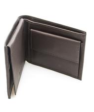 TIMBERLAND wallet Leather, with flap DarkBrown - Men’s Wallets - 5