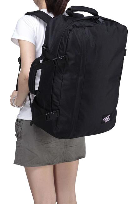 Travel Backpack CLASSIC 44L, ultralight ABSOLUTE BLACK - Hand luggage