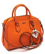 YNOT Saffiano Trunk bag with shoulder strap ORANGE - Women&rsquo;s Bags - 3