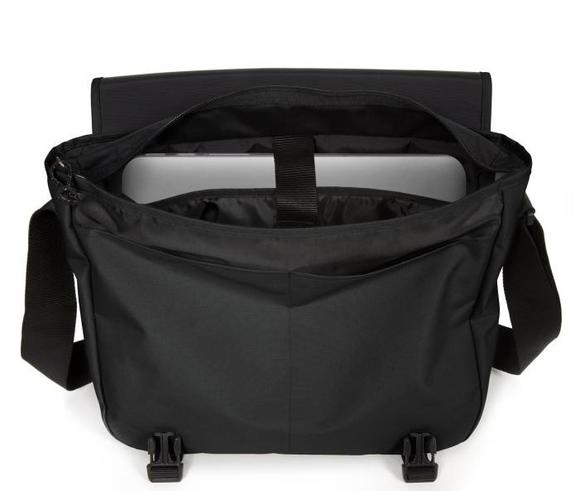 Messenger bag DELEGATE, 17” PC case BLACK - Work Briefcases