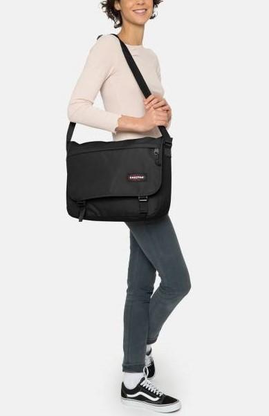 Messenger bag DELEGATE, 17” PC case BLACK - Work Briefcases