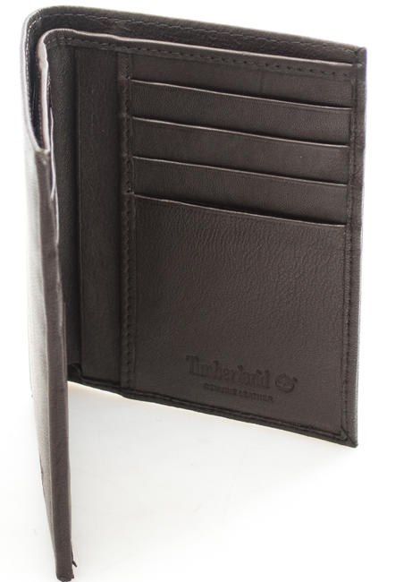 wallet VERTICAL, leather DarkBrown - Men’s Wallets