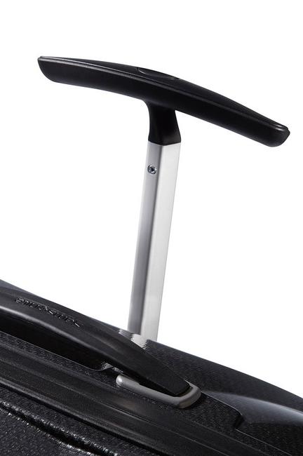 Trolley LITE-SHOCK line, extra-large, ultralight BLACK - Rigid Trolley Cases