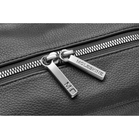 MOLESKINE backpack CLASSIC LEATHER, PC holder 15 " black - Laptop backpacks