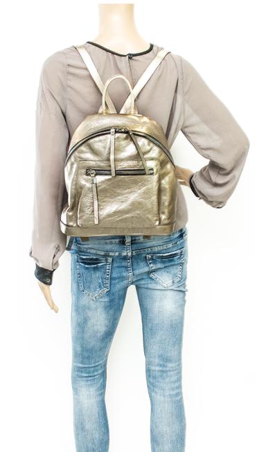 Laminato M Backpack, Made in Italy Platinum - Women&rsquo;s Bags