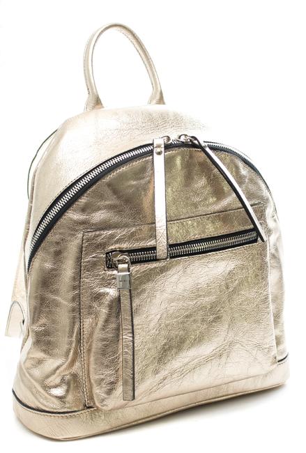 Laminato M Backpack, Made in Italy Platinum - Women&rsquo;s Bags