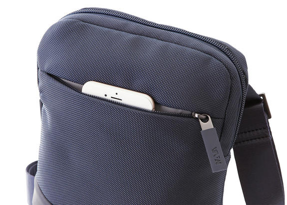 Bag EASY PLUS line, iPad Mini port night blue - Over-the-shoulder Bags for Men
