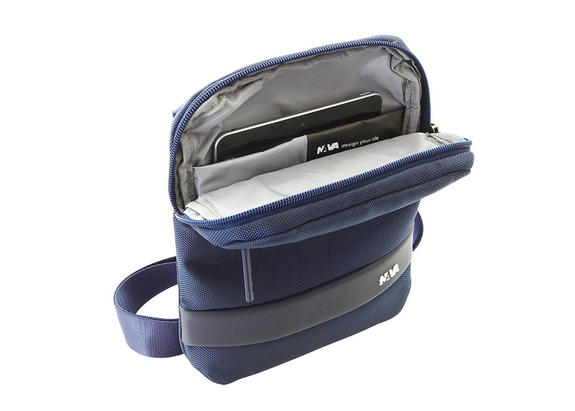 Bag EASY PLUS line, iPad Mini port night blue - Over-the-shoulder Bags for Men