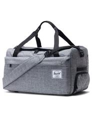 HERSCHEL duffel bag OUTFITTER, with retractable shoulder straps RAVEN CROSSHATCH - Duffle bags - 3