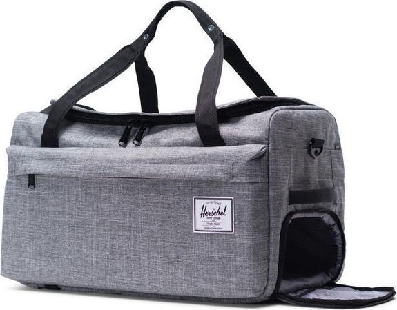 duffel bag OUTFITTER, with retractable shoulder straps RAVEN CROSSHATCH - Duffle bags
