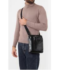 PIQUADRO bag BLUE SQUARE, iPad holder Black - Over-the-shoulder Bags for Men - 6