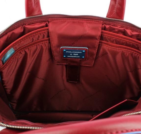 folder BLUE SQUARE, PC mount 15,6 ", expandable RED - Work Briefcases
