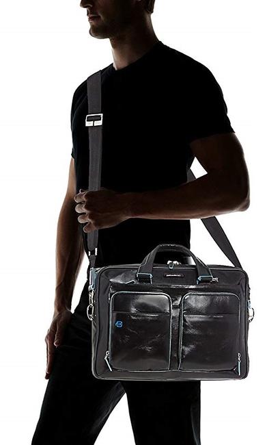 folder BLUE SQUARE line, 14 "PC holder Black - Work Briefcases