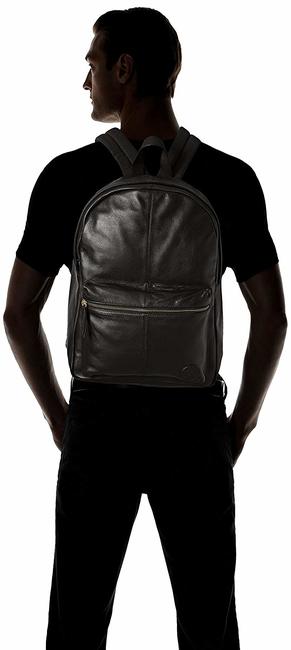 backpack In hammered leather BLACK - Laptop backpacks