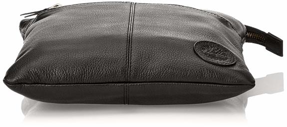 pouch Leather BLACK - Over-the-shoulder Bags for Men