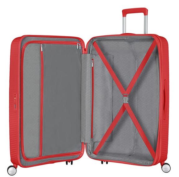 trolley case SOUNDBOX line. large. expandable red coral - Rigid Trolley Cases