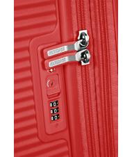 AMERICAN TOURISTER trolley case SOUNDBOX line. large. expandable red coral - Rigid Trolley Cases - 8
