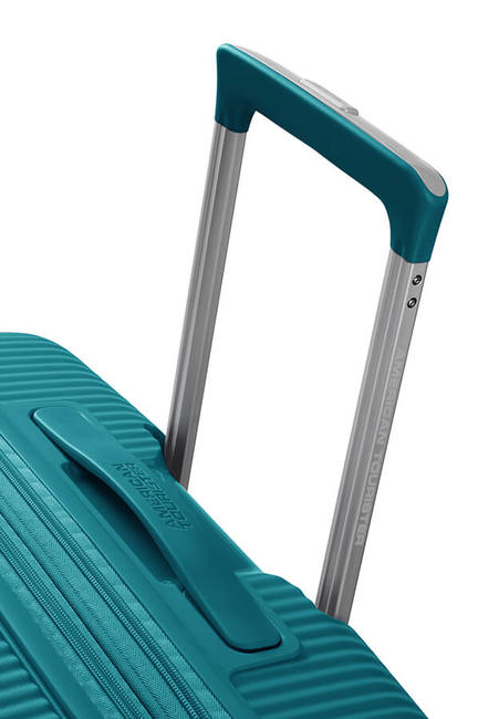 SOUNDBOX SPINNER Medium trolley, expandable JADE GREEN - Rigid Trolley Cases