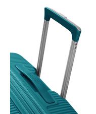 AMERICAN TOURISTER SOUNDBOX SPINNER Medium trolley, expandable JADE GREEN - Rigid Trolley Cases - 4