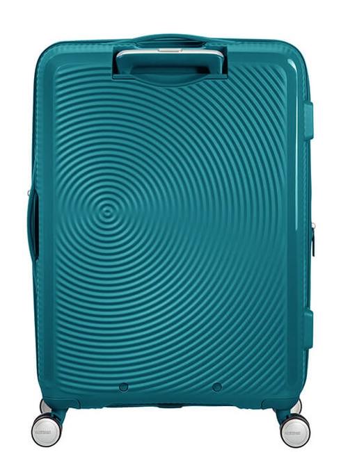 SOUNDBOX SPINNER Medium trolley, expandable JADE GREEN - Rigid Trolley Cases