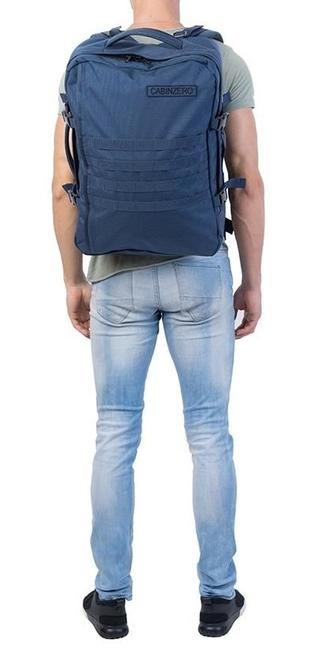 Travel Backpack MILITARY 44 L BLUE - Hand luggage