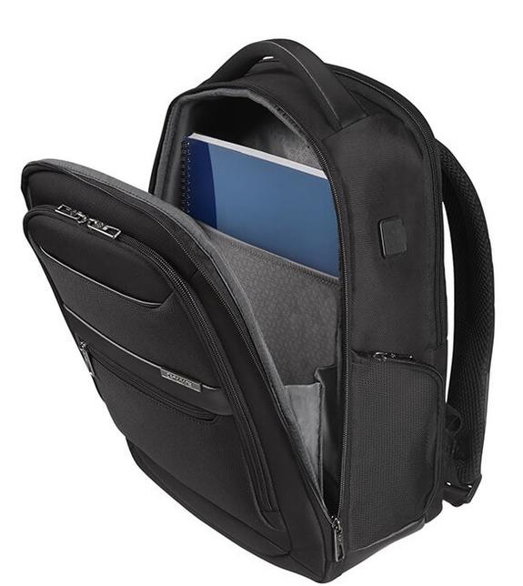 backpack VECTURA EVO, 14” PC case, with easy pass BLACK - Laptop backpacks