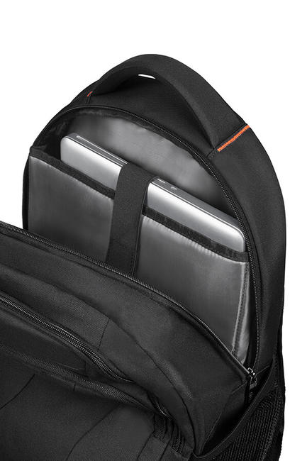 Backpack AT WORK, tablet and PC 15.6 " BLACK / ORANGE - Laptop backpacks