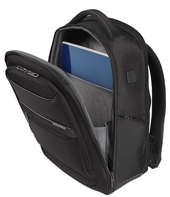 backpack VECTURA EVO, 15.6” PC case, with easy pass BLACK - Laptop backpacks