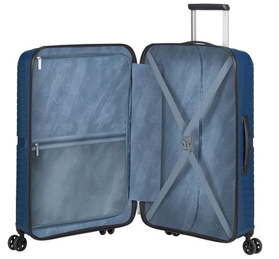 Trolley AIRCONIC, medium size, light midnightnavy - Rigid Trolley Cases
