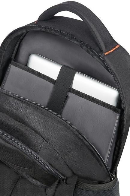 Backpack AT WORK, tablet and PC 17.3 " BLACK / ORANGE - Laptop backpacks
