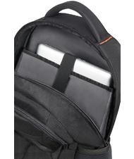 AMERICAN TOURISTER Backpack AT WORK, tablet and PC 17.3 " BLACK / ORANGE - Laptop backpacks - 6